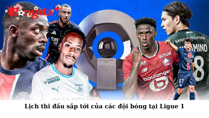 Cập nhật lịch thi đấu sắp tới của các đội bóng tại Ligue 1